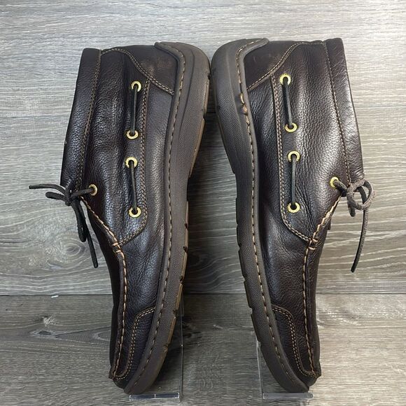 Sperry Top Sider Gold Cup Men’s Sz 11.5M Soft Dark Brown Leather Lace Up Chukka - Picture 9 of 11